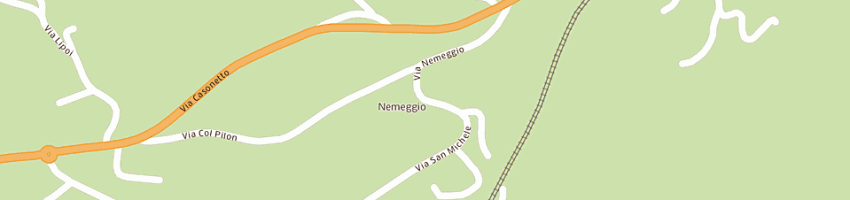 Mappa della impresa scuola elementare a FELTRE