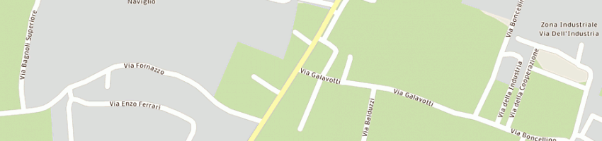 Mappa della impresa ciani sandra a BAGNACAVALLO