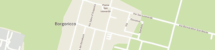 Mappa della impresa dario antonio a BORGORICCO