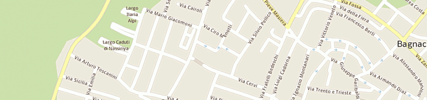 Mappa della impresa baldassarri vittorio a BAGNACAVALLO
