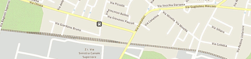 Mappa della impresa poggi snc a BAGNACAVALLO