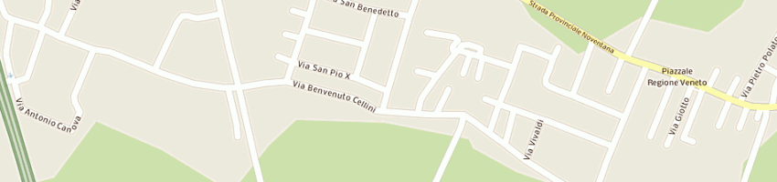 Mappa della impresa moressa lucio e c snc a NOVENTA PADOVANA