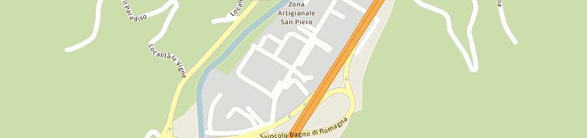 Mappa della impresa autotrasporti flli mazzoli di mazzoli renato e c - snc a BAGNO DI ROMAGNA
