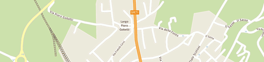 Mappa della impresa bucci umberto a CORTONA