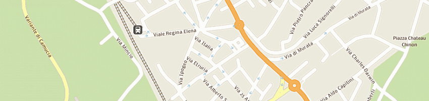 Mappa della impresa esafarma (sas) a CORTONA