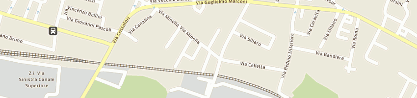 Mappa della impresa manzani antonio (srl) a BAGNACAVALLO