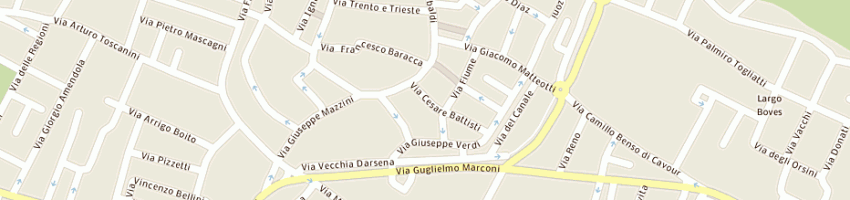 Mappa della impresa centro attivita' culturali ricreative a BAGNACAVALLO