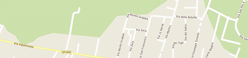Mappa della impresa cabbia marco a VIGONOVO
