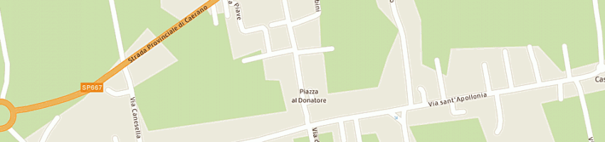 Mappa della impresa frutta e verdura snc di piovesan luigi e c a ALTIVOLE