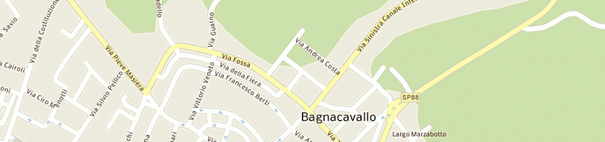 Mappa della impresa cofra cooperative faentine raggruppate soccoop a rl a RAVENNA