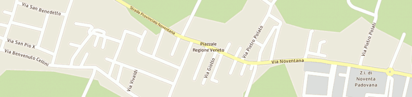 Mappa della impresa bertin carlo a PADOVA