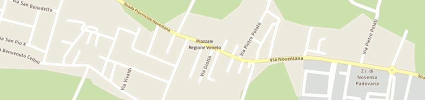 Mappa della impresa azienda agricola pesavento alessandro sas a PADOVA