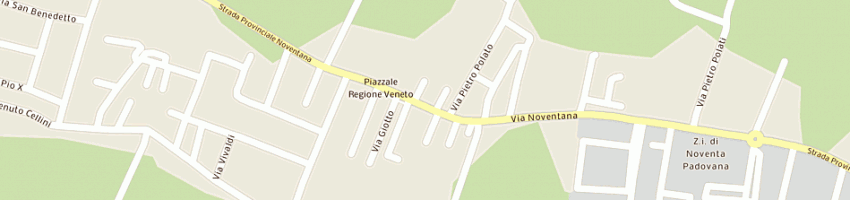 Mappa della impresa arte e moda di favaron alberto e c snc a NOVENTA PADOVANA