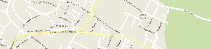 Mappa della impresa scuole a BAGNACAVALLO