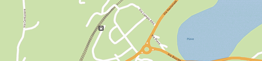 Mappa della impresa franda srl a CESIOMAGGIORE