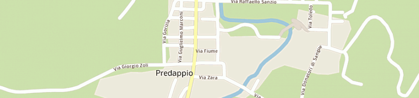 Mappa della impresa vetreria la predappiese di ceccarelli giuseppe e c a PREDAPPIO