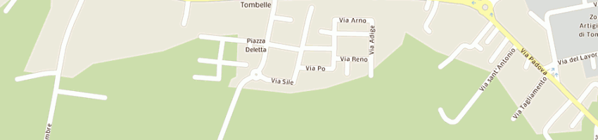 Mappa della impresa unitas srl a SAONARA