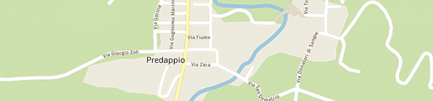 Mappa della impresa avisassociazione volontari italiani sangue a PREDAPPIO