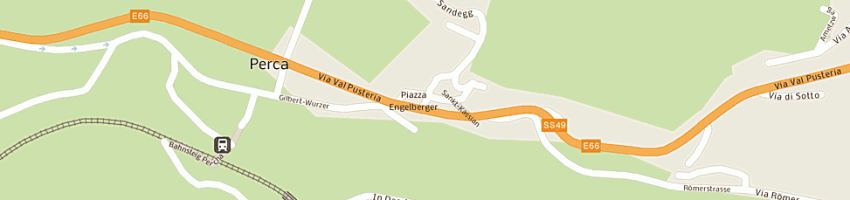 Mappa della impresa cassa rurale di brunico a PERCA