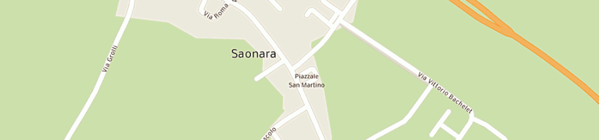 Mappa della impresa sorgato sante a SAONARA