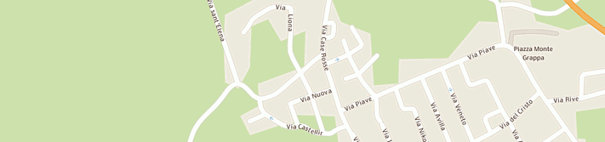 Mappa della impresa de cri di de vallier romeo e c - snc a PEDEROBBA