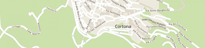 Mappa della impresa scuole pubbliche a CORTONA