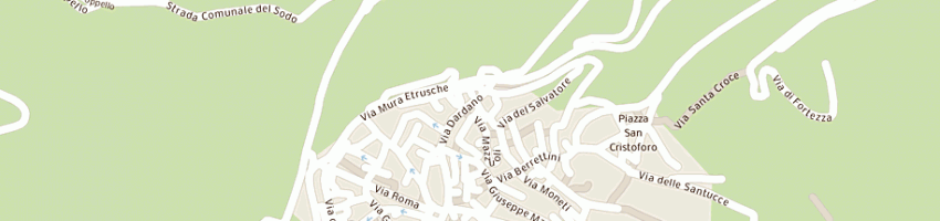 Mappa della impresa merceria dina di olivieri mila a CORTONA