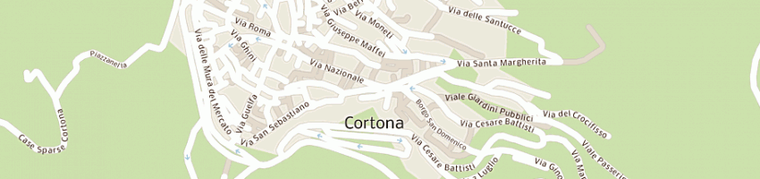 Mappa della impresa meattini duilio a CORTONA