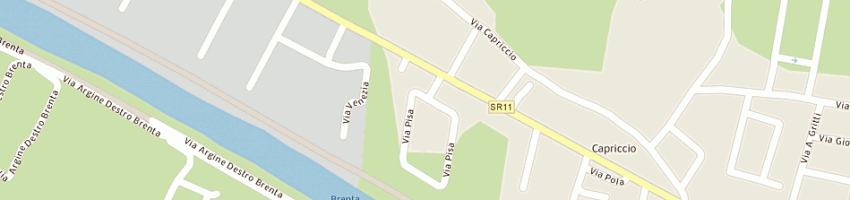 Mappa della impresa girina pietro a VIGONZA
