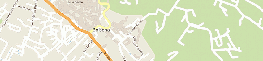 Mappa della impresa convento francescano a BOLSENA