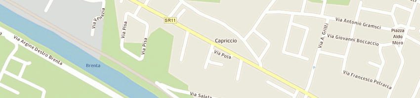 Mappa della impresa ramu (spa) a VIGONZA