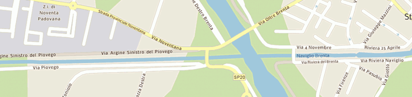 Mappa della impresa zulian e figli (snc) a NOVENTA PADOVANA