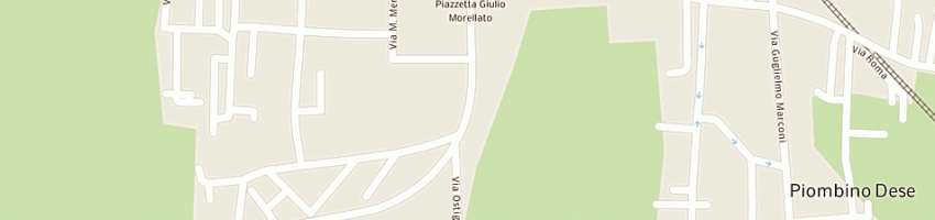 Mappa della impresa montin giovanni massimiliano a PIOMBINO DESE