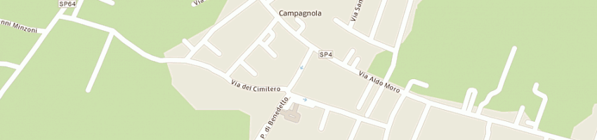 Mappa della impresa ristorante carraro natalino a BRUGINE