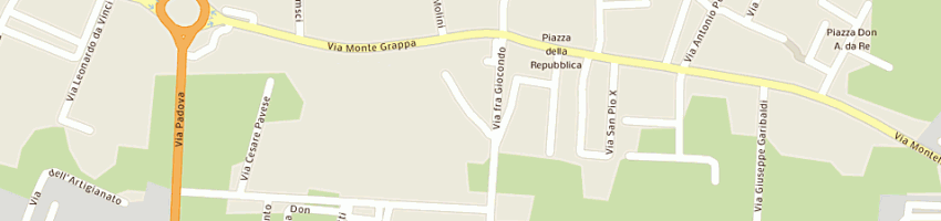 Mappa della impresa centro pesca sas di carli ornella, geremia emanuela e c a CAERANO DI SAN MARCO