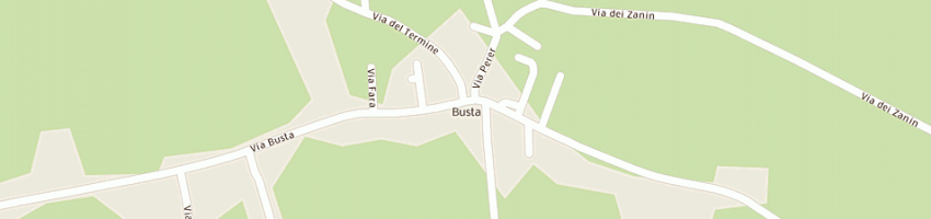 Mappa della impresa villa busta hotel sas di baggio giuseppe e c a MONTEBELLUNA