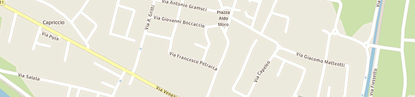 Mappa della impresa centro residenziale per anziani umberto i a STRA 