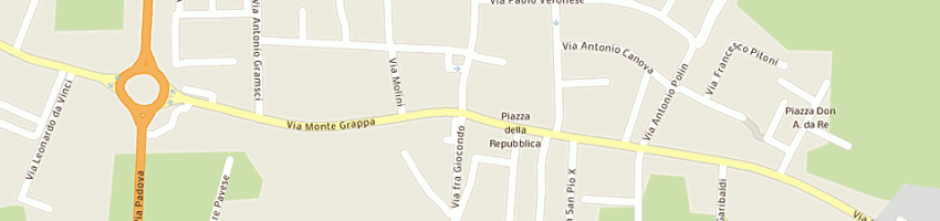 Mappa della impresa agraria giacometti antonio di fruscalzo nilla e c (snc) a CAERANO DI SAN MARCO