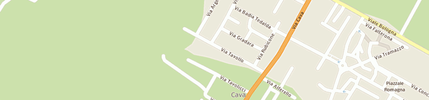 Mappa della impresa paganelli alessandro a FORLI 