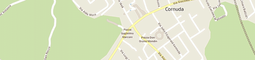 Mappa della impresa cremagelato eis center di zannoni daniela e c (snc) a CORNUDA