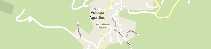 Mappa della impresa alpenlegno di della lucia paolo e c snc a VOLTAGO AGORDINO