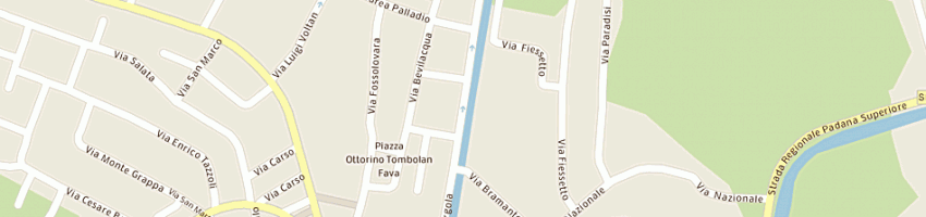 Mappa della impresa beltrame di beltrame patrizio e c (sas) a STRA 