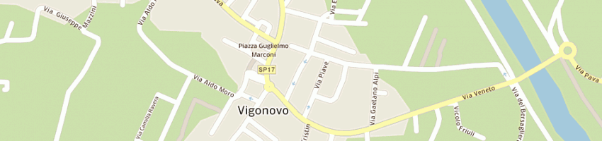 Mappa della impresa studio errebi sas a VIGONOVO