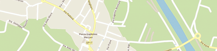 Mappa della impresa unita' locale socio sanitaria n 13 a VIGONOVO