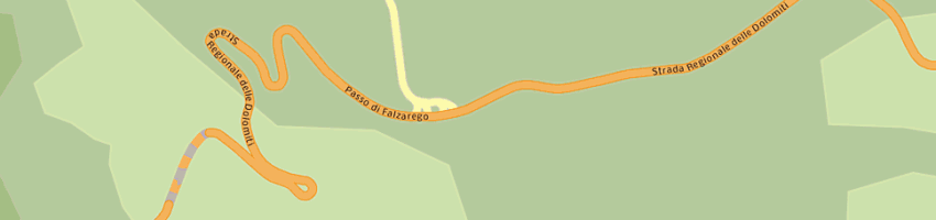 Mappa della impresa falzarego di flavio pavellich e c snc a CORTINA D AMPEZZO