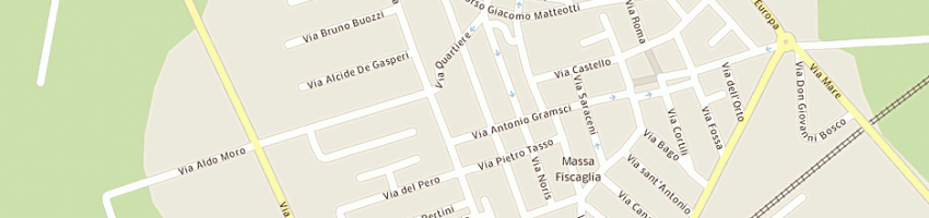 Mappa della impresa club ragno azzurro a MASSA FISCAGLIA