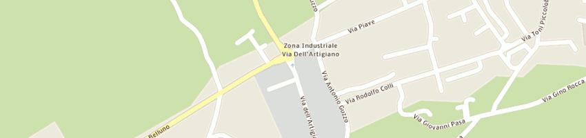 Mappa della impresa moret srl a MEL