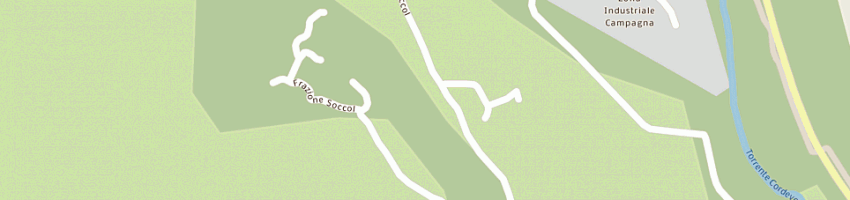 Mappa della impresa triches sergio e c (snc) a TAIBON AGORDINO