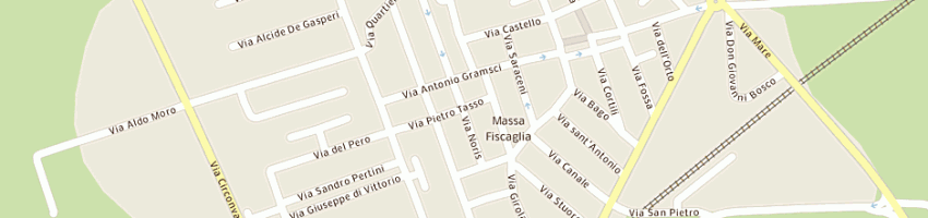 Mappa della impresa trombini enea a MASSA FISCAGLIA