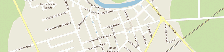 Mappa della impresa bulgarelli riccardo a MASSA FISCAGLIA
